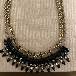 Express Black and Gold Adjustable Necklace